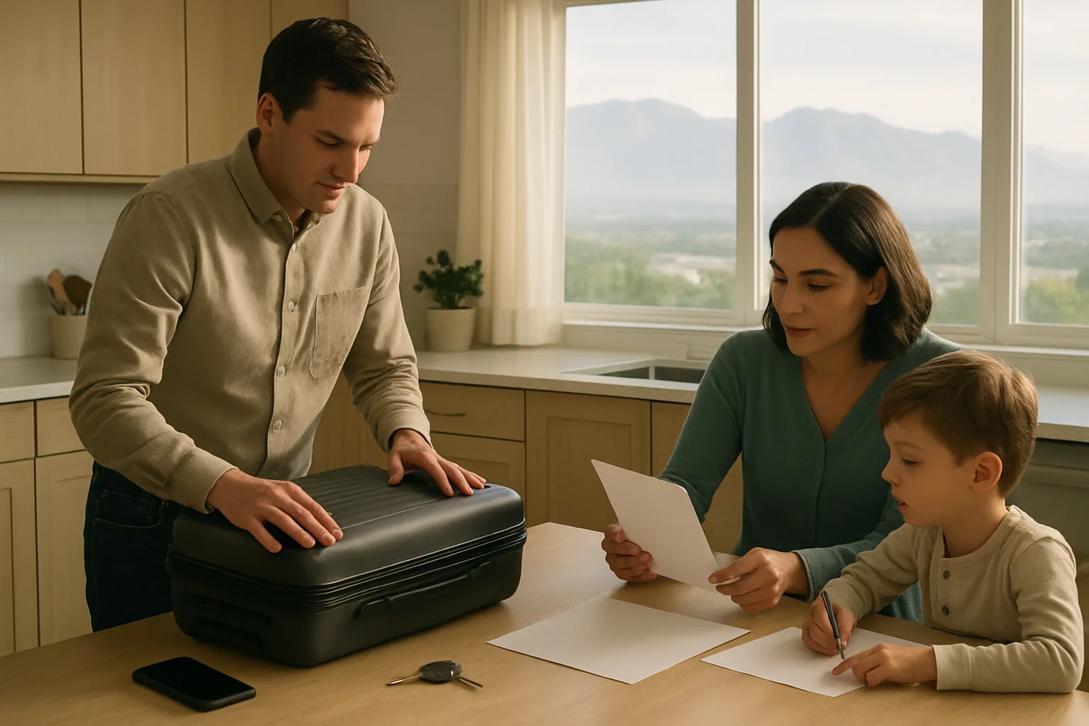 Estate planning for traveling parents in Utah with a family preparing for emergency caregiving