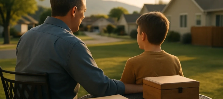 Can a minor inherit money in Utah? Parent and child considering inheritance planning in West Valley