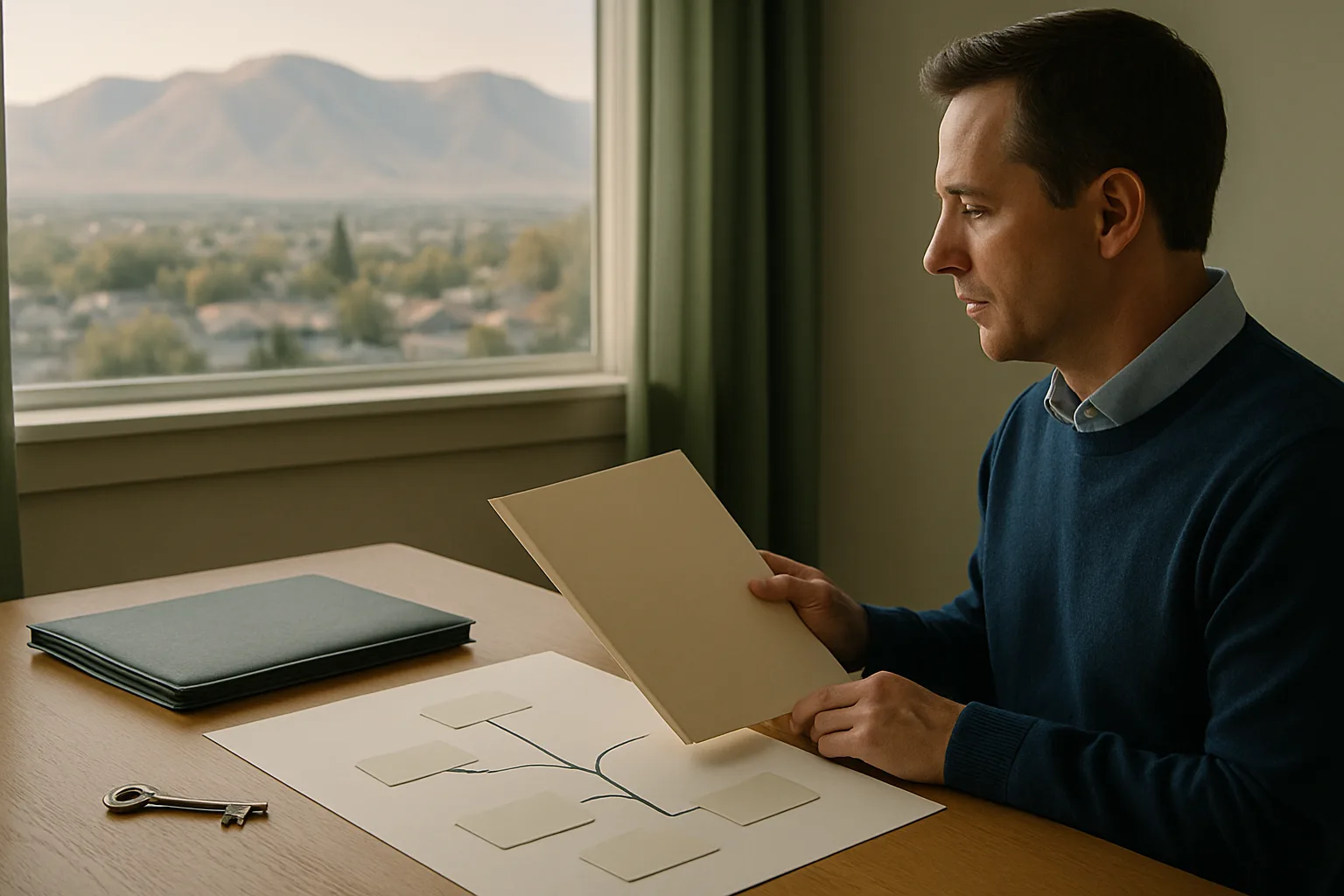 Beneficiary designation versus will in Utah represented by an organized estate planning workspace