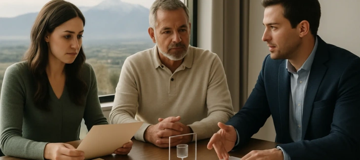 Utah trust protector discussion during a family estate planning meeting